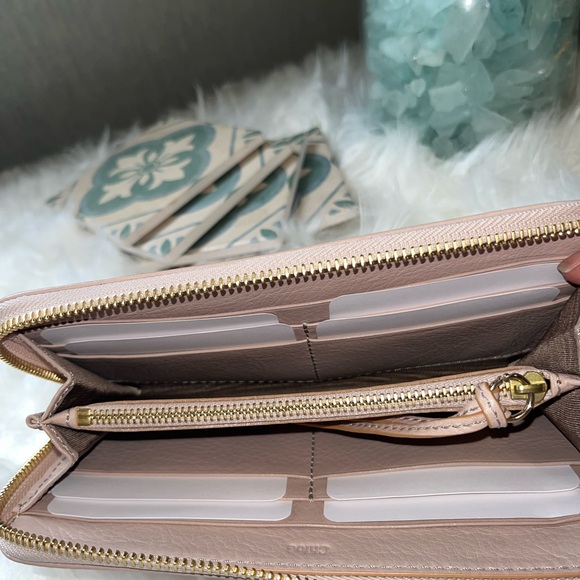 Chloe Pink blush bow wallet - Picture 6 of 9